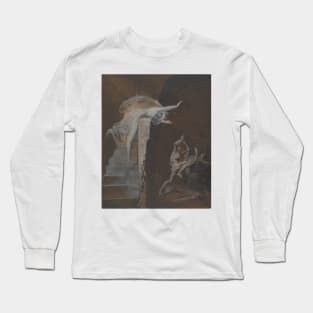 Ariadne Watching the Struggle of Theseus with the Minotaur by Henry Fuseli Long Sleeve T-Shirt